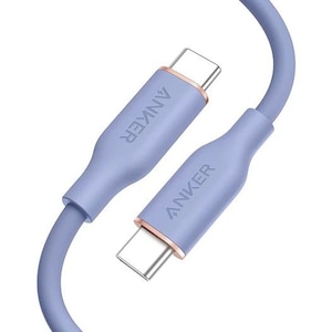 Anker�bPowerLine III Flow USB-C �� USB-C �P�[�u�� 0.9m�i���x���_�[�O���[�j�bA8552NQ2