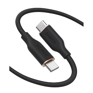 Anker�bPowerLine III Flow USB-C �� USB-C �P�[�u�� 1.8m�i�~�b�h�i�C�g�u���b�N�j�bA8553N12