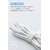 Anker�bPowerLine III Flow USB-C �� USB-C �P�[�u�� 1.8m�i�N���E�h�z���C�g�j�bA8553N22