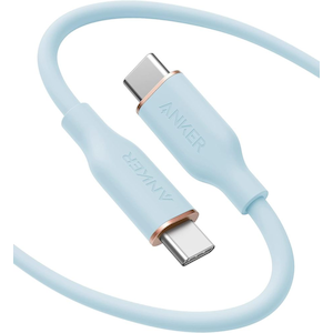 Anker�bPowerLine III Flow USB-C �� USB-C �P�[�u�� 1.8m�i�A�C�X�u���[�j�bA8553N32