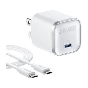 Anker�bAC�[�d�� �}���[�d USB-C�~1�|�[�g USB-C �� USB-C�P�[�u���t���i�z���C�g�j�bB2692N21