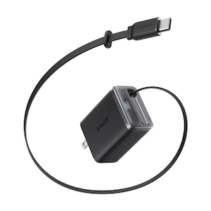 Anker�bAC�[�d�� USB-C�~1�|�[�g / ����莮USB-C�P�[�u����̌^ �i�u���b�N�j�bA2658N11