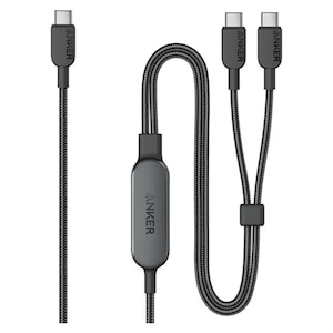 Anker�bAnker  PD�Ή� USB-C to USB-C �P�[�u�� 1.8m�i�u���b�N�j�bA8895N12