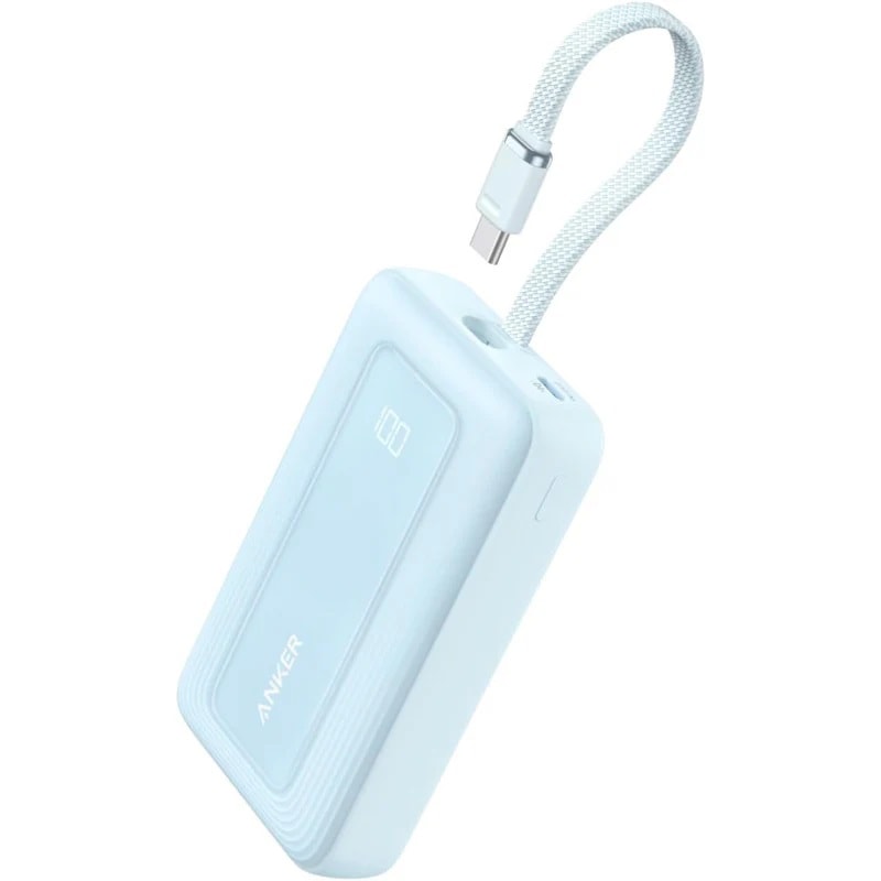 ANKER モバイルバッテリー　10000mAh USB-C一体型ケーブル搭載 Amazon | Anker Nano Power Bank (30W, Built-In USB-C Cable