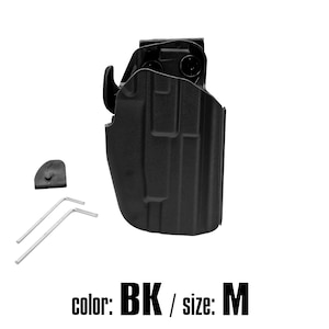 LayLax�b�}���`�t�B�b�g�R���p�N�g�z���X�^�[ MULTI FIT COMPACT HOLSTER �z���X�^�[�J���[�FBK �E M�b���̨�ĺ��߸��ٽ�� BK M