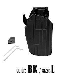 LayLax�b�}���`�t�B�b�g�R���p�N�g�z���X�^�[ MULTI FIT COMPACT HOLSTER �z���X�^�[�J���[�FBK �E L�b���̨�ĺ��߸��ٽ�� BK L