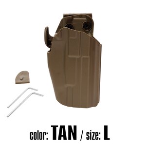LayLax�b�}���`�t�B�b�g�R���p�N�g�z���X�^�[ MULTI FIT COMPACT HOLSTER �z���X�^�[�J���[�FTAN �E L�b���̨�ĺ��߸��ٽ�� TAN L
