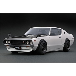 ミニカー　1/18 Nissan SKYLINE 2000 GT-R KPGC110 (ホワイト) [IG0300] 1/18 Nissan SKYLINE 2000 GT-R（KPGC110）White【IG0300