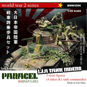 1/35 WWII 日本帝国陸軍 戦車跨乗兵ビッグセット【BWW3506】
