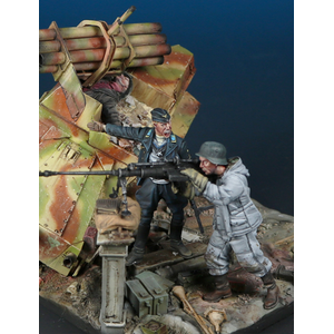 �_���E�X�~�j�`���A�b1/35 WWII �h�C�c�]���^�[���ΐ�ԃ��C�t���ˌ��`�[��(2�̓�) �yDMF35054�z�bMS DMF35054 �޲� ���ݼ����޷
