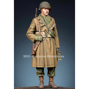 1/35 WWII アメリカ陸軍 予備弾薬箱を運ぶ射撃助手 冬【AM35294】