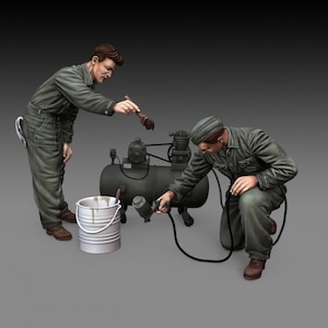 ���C�������f���b1/35 WWII �ėp �h�����镺�m(2�̃Z�b�g)�yRM896�z�bMS RM896 Ŀ���Ͳ�