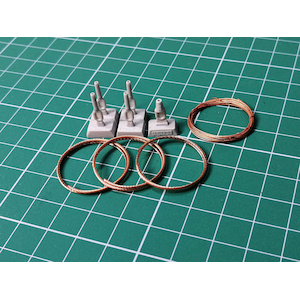 1/35 現用 ドイツ連邦軍ベルゲパンツァー2ARV牽引ケーブル/クレーンケーブルセット【ER-3566】