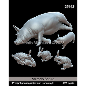 �}���e�B�X�E�~�j�`���A�Y�b1/35 �����Z�b�g45 �u�^�ƃE�T�M �yMan35162�z�bMS Man35162 ���ĳ���