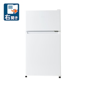 ハイアール｜87L 2ドア冷蔵庫（直冷式）【右開き】ホワイト｜JR-9A-W