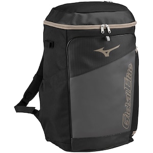 ミズノ｜【グローバルエリート】バックパック ジュニア（ブラック×カーキ・容量：30L）｜1FJDC45093