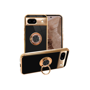 shizukawill�b�V�Y�J�E�B���bGoogle Pixel 8a�p �P�[�X �J�o�[ �����O�t���P�[�X �O���b�e�B�A�i�u���C�g�u���b�N�j�bGOPI8ACL5BK
