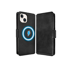 shizukawill�b�V�Y�J�E�B���biPhone14�p �蒠�^ �P�[�X �J�o�[ �{�v�� ���U�[�P�[�X MagSafe�Ή��i�u���b�N�j�bAPIP14V5BLACK