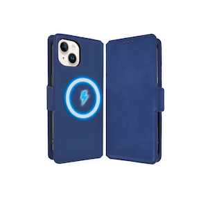 shizukawill�b�V�Y�J�E�B���biPhone14�p �蒠�^ �P�[�X �J�o�[ �{�v�� ���U�[�P�[�X MagSafe�Ή��i�u���[�j�bAPIP14V5BLUE