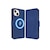 shizukawill�b�V�Y�J�E�B���biPhone14�p �蒠�^ �P�[�X �J�o�[ �{�v�� ���U�[�P�[�X MagSafe�Ή��i�u���[�j�bAPIP14V5BLUE