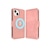 shizukawill�b�V�Y�J�E�B���biPhone14�p �蒠�^ �P�[�X �J�o�[ �{�v�� ���U�[�P�[�X MagSafe�Ή��i�s���N�S�[���h�j�bAPIP14V5PINK