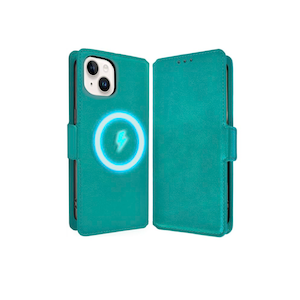 shizukawill�b�V�Y�J�E�B���biPhone14�p �蒠�^ �P�[�X �J�o�[ �{�v�� ���U�[�P�[�X MagSafe�Ή��i�G�������h�O���[���j�bAPIP14V5EME