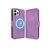 shizukawill�b�V�Y�J�E�B���biPhone12 / iPhone12 Pro�p �蒠�^ �P�[�X �J�o�[ �{�v�� ���U�[�P�[�X MagSafe�Ή��i�p�[�v���j�bAPIP12PV5PURPL