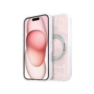 shizukawill�b�V�Y�J�E�B���biPhone15�p �P�[�X �J�o�[ MagSafe�Ή� �X�}�z�����O ���^�� �ϏՌ��i�z���C�g�j�bAPIP15HI9WH