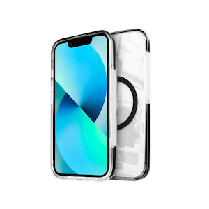 shizukawill�b�V�Y�J�E�B���biPhone13�p �P�[�X �J�o�[ MagSafe�Ή� �N���A�P�[�X �ϏՌ��i�u���b�N�j�bAPIP13HI10BK