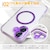 shizukawill�b�V�Y�J�E�B���biPhone15�p �P�[�X �J�o�[ MagSafe�Ή� �N���A�P�[�X �ϏՌ��i�z���C�g�j�bAPIP15HI10WH