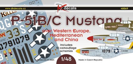 1/48 P-51B/C マスタング 西ヨーロッパ、地中海、中国上空