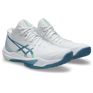 �A�V�b�N�X�b�����Y �o���[�{�[���V���[�Y SKY ELITE FF MT 3�iWhite/Saba Blue�E�T�C�Y�F26.5cm�j�b1051A081-106-26.5