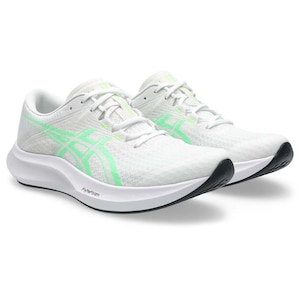 �A�V�b�N�X�b���f�B�[�X �����j���O�V���[�Y HYPER SPEED 5�iWhite/Vital Green�E�T�C�Y�F24.0cm�j�b1012B863-101-24.0