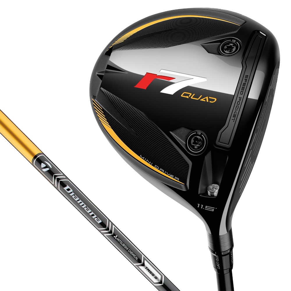 R7 Quad ミニドライバー ロフト角13.5°(2025 r7QMD Diamana