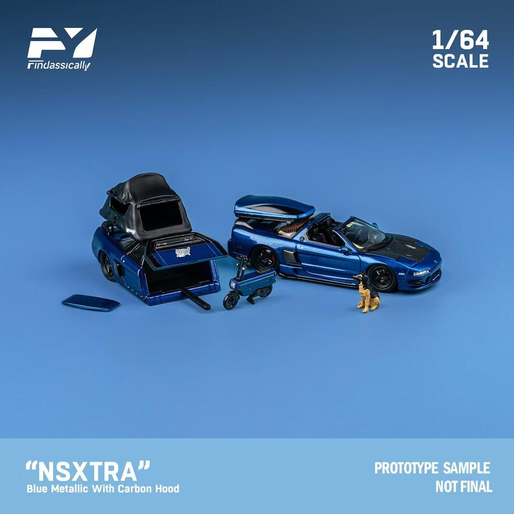1/64 NSXTRA Transparent Blue デラックスバージョン【FY64041