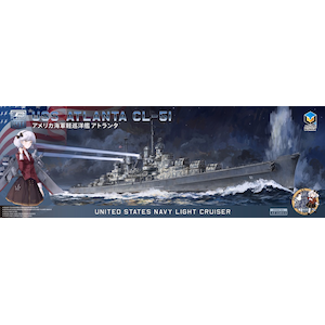 1/350 アメリカ海軍軽巡洋艦 アトランタ(CL-51)【AT35011】【在庫処分】