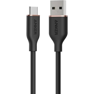 Anker�bUSB-C �� USB-A �P�[�u�� (Flow) 0.9m�i�~�b�h�i�C�g�u���b�N�j�bA85G1N11