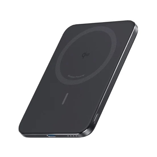 モバイルバッテリー マグネット式ワイヤレス充電 5000mAh