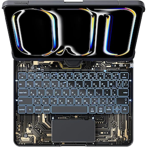 G.B.Z�biPad�p�L�[�{�[�h�P�[�X iPad Pro��3�A4�A5(M1)�A6(M2)����EiPad Air��4�A5����(M1)�A6����(M2)�Ή� 11�C���`�i�u���b�N�S�[���h�j�bRWIPJP284