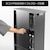 �o�E�q���b�e�b�ډB���{�g�����b�N �i�u���b�N�E��20�~���s51.5�~����120.5cm�j�bBHS-200S-BK