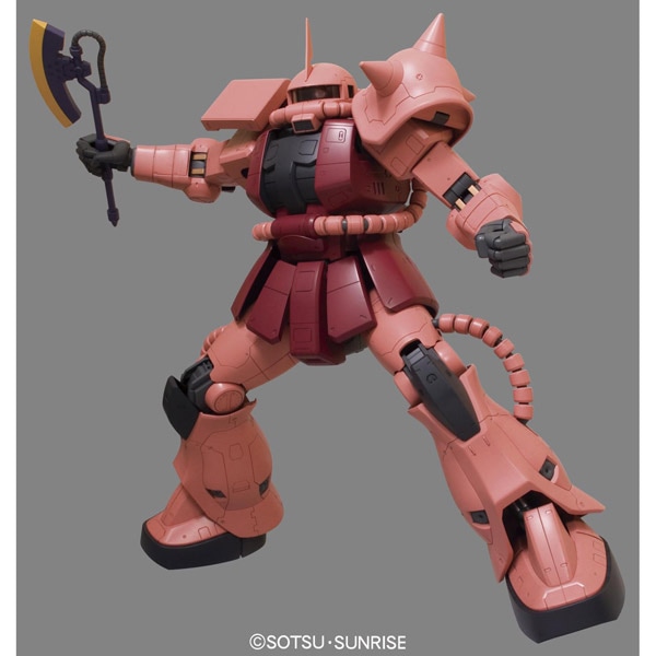 大得価セール1/48 メガサイズ シャア専用 ザク ZAKU 塗装済み 完成品 デカール 全長365mm バンダイ ガンダム ガンプラ 機動戦士ガンダム