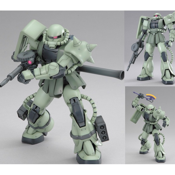 【単品価格】バンダイ　MG　1/100　MS-06J　量産型ザク　Ver2.0　軽装タイプ　キット組立完成品 完成品