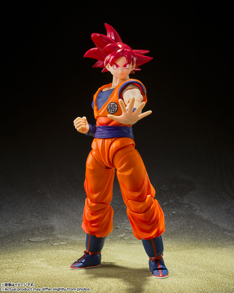 【時間限定特価】 超サイヤ人ゴッド孫悟空 新品未使用 S.H.Figuarts スーパーサイヤ人ゴッド孫悟空-正しき心がもたらす