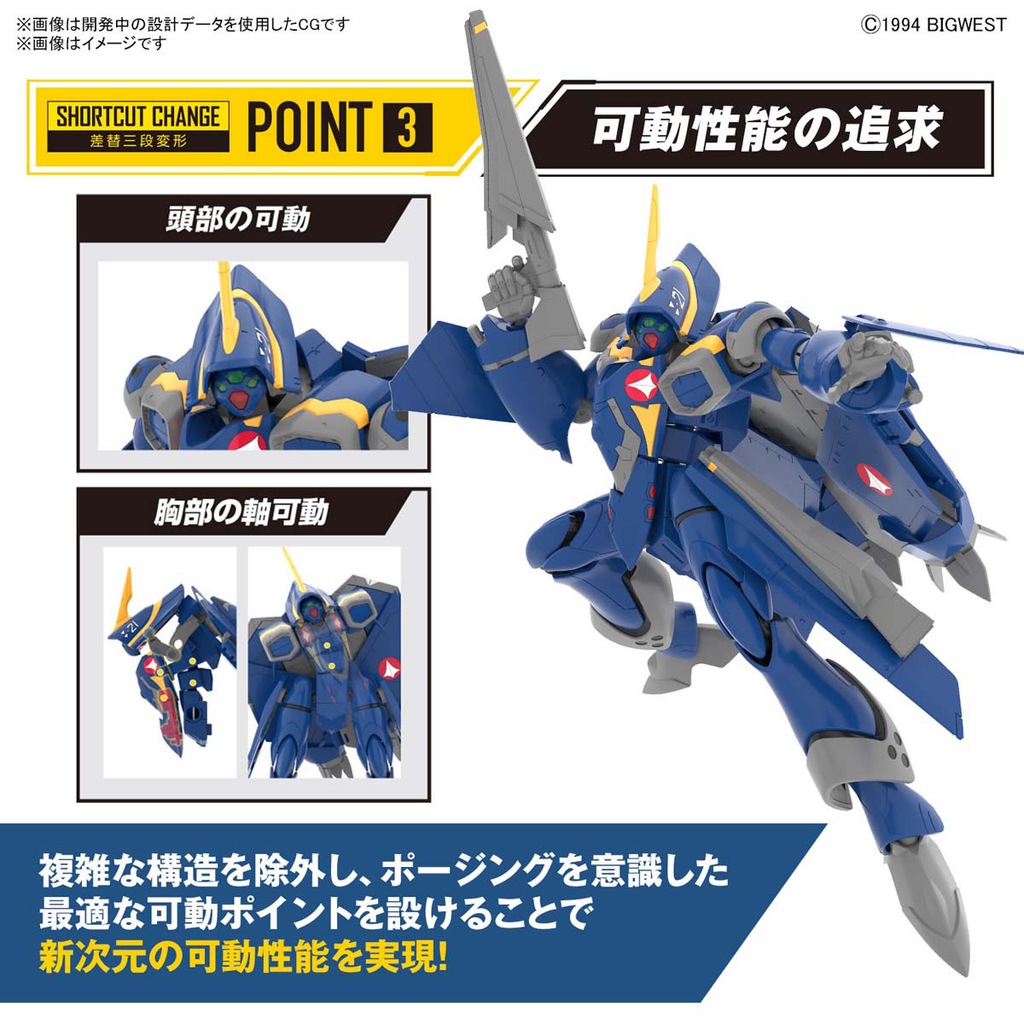 macros - HG 1/100 YF-21 マクロスプラス プラモデル(5066280) バンダイスピリッツ BAN5066280 - Bandai HG 1/100 Macross YF-21 - Wheels and