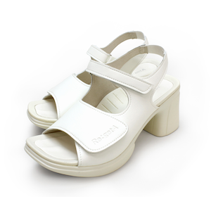 Re:getA�b���f�B�[�X�@�o�b�N�x���g�t���@���[�����O�q�[���T���_���@�i�z���C�g�E�T�C�Y�FL(24.0-24.5cm)�j�bRW1002-OWH-L