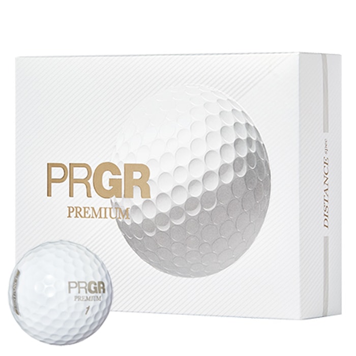 PRGR PREMIUM ゴルフボール 1ダース 12個入り(ホワイト