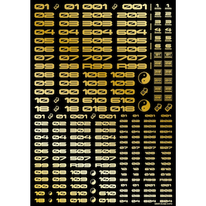 Trデカール3 ナンバー ゴールド 1枚入 Tr3 N Gld Joshin Webショップ 通販 ハイキューパーツ Hq Tr3 N Gld Trデカール3 ナンバー ゴールド