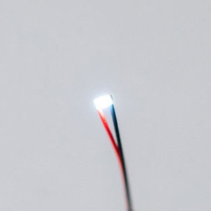 配線済超小型LEDランプ ホワイト (2個入) 【LEDS-WHI】