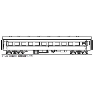 【再生産】(N) K-4105 オハ36 500番代（体質改善タイプ）