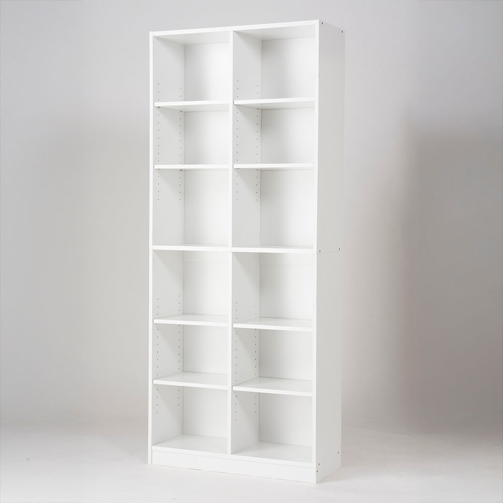 本棚 75cm幅 ホワイト | オビタス | ABK-1875WH | Joshin webショップ 通販
